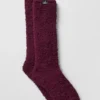 Calze Plush Lush da donna - Borgogna