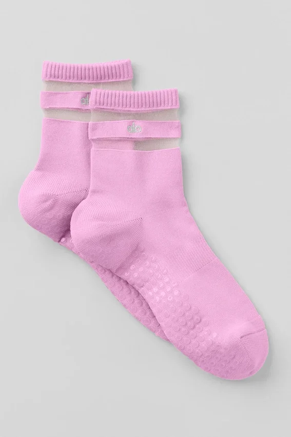 Calze Pulse Grip da donna - Rosa Candy Heart