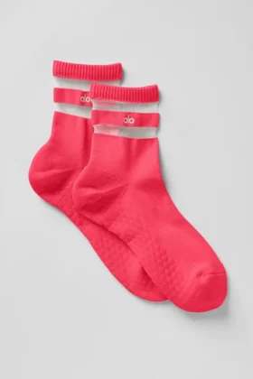 Calze Pulse Grip da donna - Rosso caramella