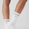 Calze sportive unisex a gamba media - Bianco