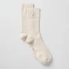 Calze unisex a gamba corta, dal design sobrio - Colore osso