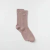 Calze unisex a gamba corta dal design sobrio - Taupe