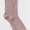 Calze unisex a gamba corta dal design sobrio - Taupe