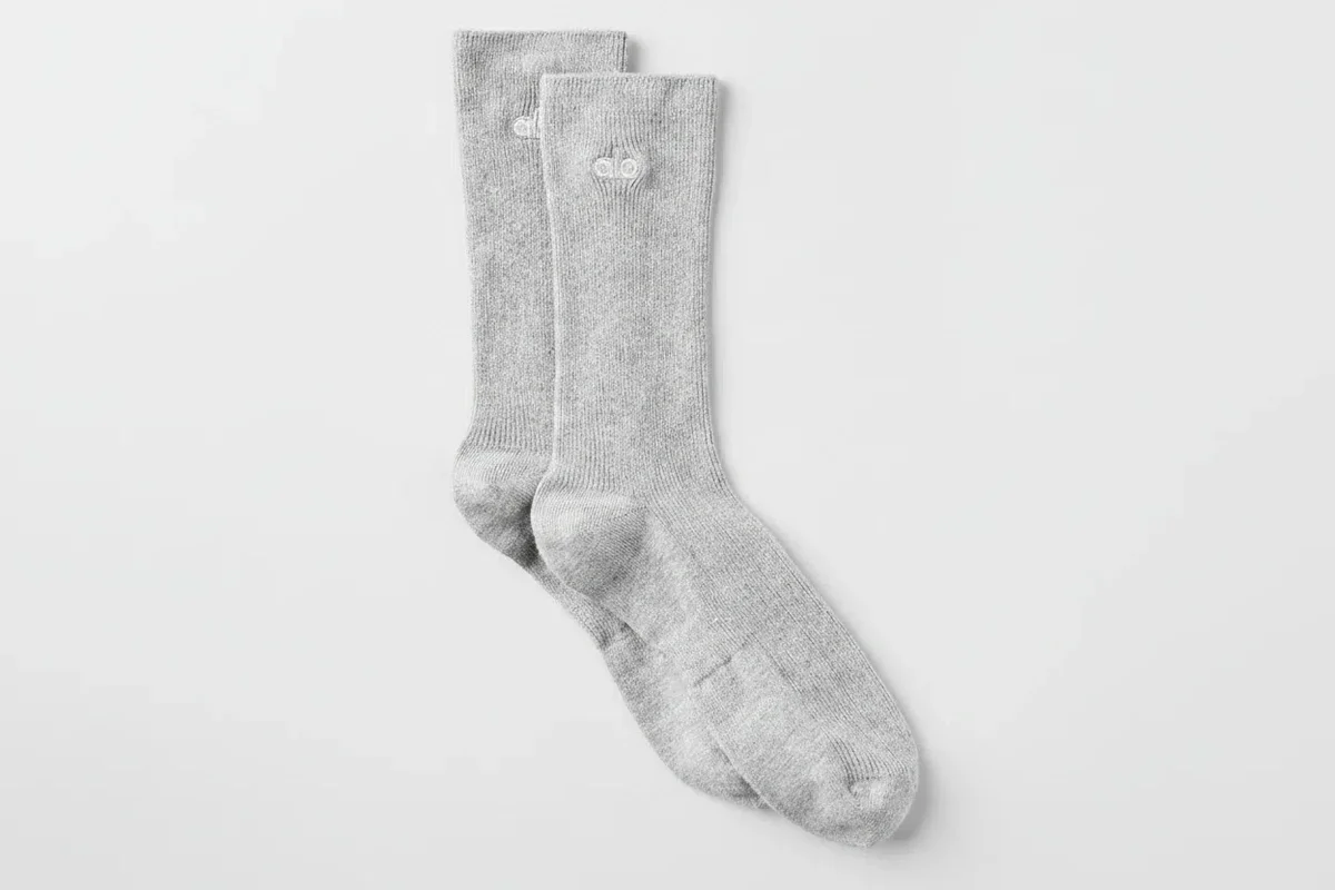 Calze unisex a gamba corta - Grigio melange sportivo