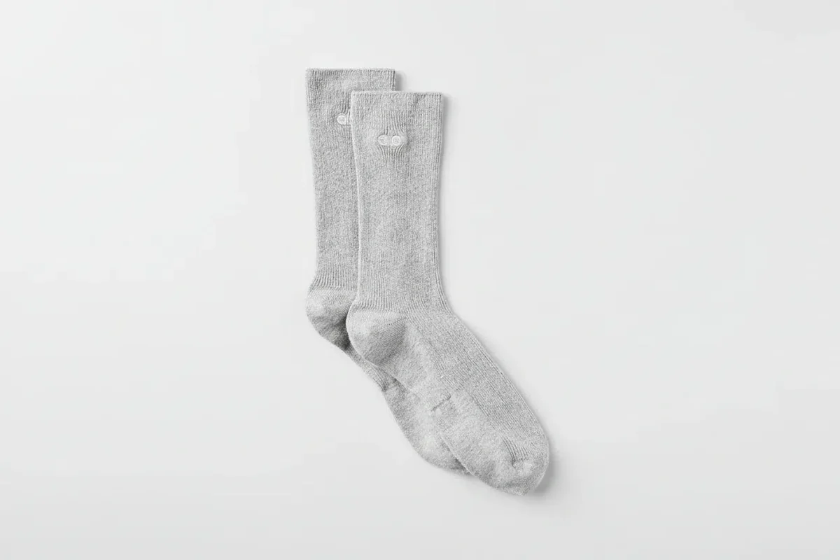 Calze unisex a gamba corta - Grigio melange sportivo