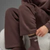Calze unisex a gamba corta in stile retrò - Brownstone/Bianco