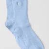 Calze unisex a gamba corta Understated - Blu conchiglia