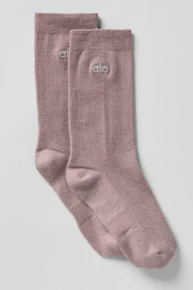 Calze unisex a gamba corta "Understated" - Colore fungo
