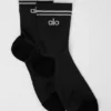 Calze unisex a gamba media ad alte prestazioni - Nero