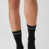 Calze unisex a gamba media ad alte prestazioni - Nero