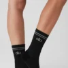 Calze unisex a gamba media ad alte prestazioni - Nero
