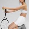 Calze unisex a mezzo polpaccio con effetto arricciato - Grigio melange sportivo