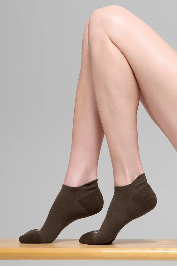 Calze unisex Performance Tab - Espresso