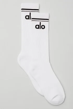 Calze unisex Throwback - Bianco/Nero