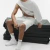 Calze unisex Throwback - Bianco/Nero