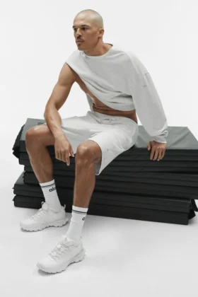 Calze unisex Throwback – Bianco/Nero