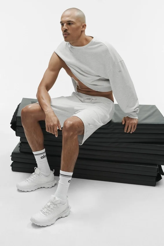 Calze unisex Throwback - Bianco/Nero