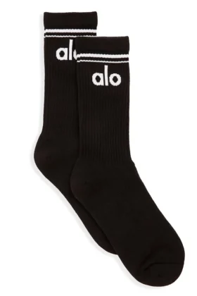 Calze unisex Throwback - Nero/Bianco