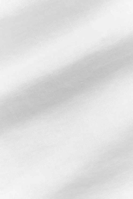 Camicia a maniche corte abbottonata Linen Days - Bianco