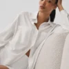 Camicia a maniche lunghe con bottoni Dreamscape - Bianca