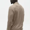 Camicia a maniche lunghe in jersey di lino Coastal - Gravel
