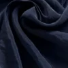 Camicia a maniche lunghe semi-trasparente Golden Hour con bottoni - Blu navy