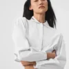 Camicia corta abbottonata “Take Me Out” - Bianca