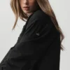 Camicia in cotone Real Deal con bottoni - Nero