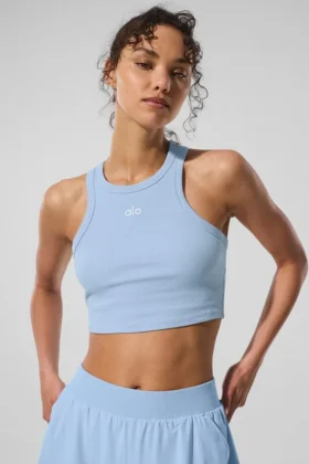 Canotta Aspire - Blu conchiglia/Bianco