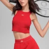 Canotta Aspire - Rosso brillante/Bianco