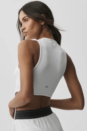 Canotta Benessere Rib Flaunt – Bianca