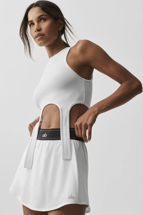 Canotta Benessere Rib Flaunt - Bianca