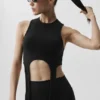 Canotta Benessere Rib Flaunt - Nera