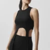 Canotta Benessere Rib Flaunt - Nera
