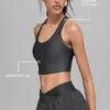 Canotta con reggiseno Airlift Super Sleek - Antracite
