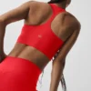 Canotta con reggiseno Airlift Super Sleek - Rosso brillante