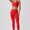 Canotta con reggiseno Airlift Super Sleek - Rosso brillante