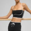 Canotta con reggiseno integrato Airbrush Streamlined - Nero/Bianco