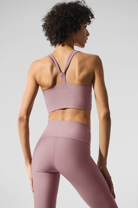 Canotta con reggiseno integrato Airlift Sleek - Smoky Quartz
