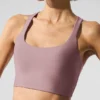 Canotta con reggiseno integrato Airlift Sleek - Smoky Quartz