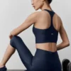Canotta con reggiseno integrato Airlift Super Sleek - Blu navy