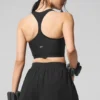 Canotta con reggiseno integrato Airlift Super Sleek - Nero