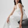 Canotta con reggiseno integrato Alo Softsculpt No Nonsense - Bianco