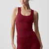 Canotta con reggiseno integrato Alo Softsculpt No Nonsense - Rosso Summer Romance