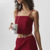 Canotta corta Connection - Rosso Summer Romance