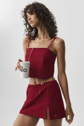 Canotta corta Connection - Rosso Summer Romance