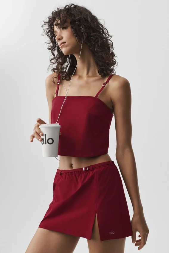 Canotta corta Connection - Rosso Summer Romance