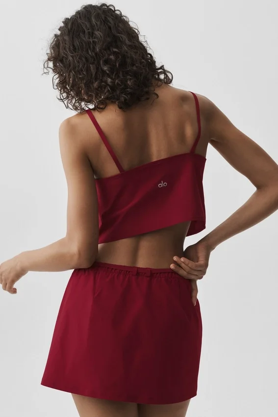 Canotta corta Connection - Rosso Summer Romance