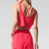 Canotta corta Sport Star - Rosso caramella