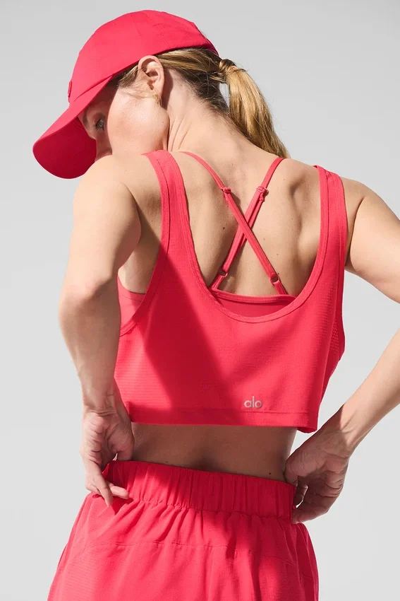 Canotta corta Sport Star - Rosso caramella